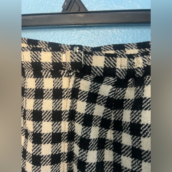 Tweed Plaid Cropped Suit Blazer & Slit Skirt Set - Picture 4 of 8